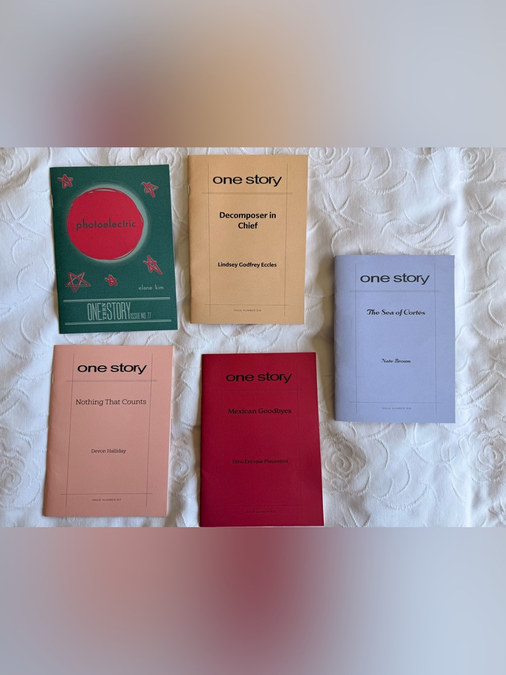 One Story Magazine Lot of 5 Chapbooks Literary Short Fiction Chapbook Bundle